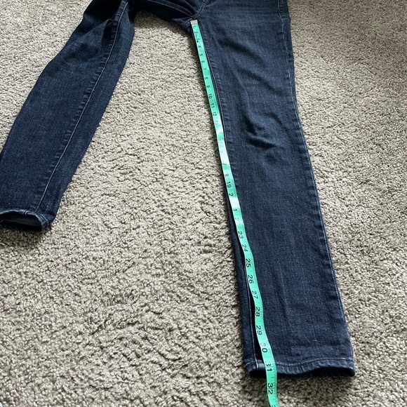 J. Crew factory stretch toothpick skinny jeans dark size 27 - Picture 7 of 7